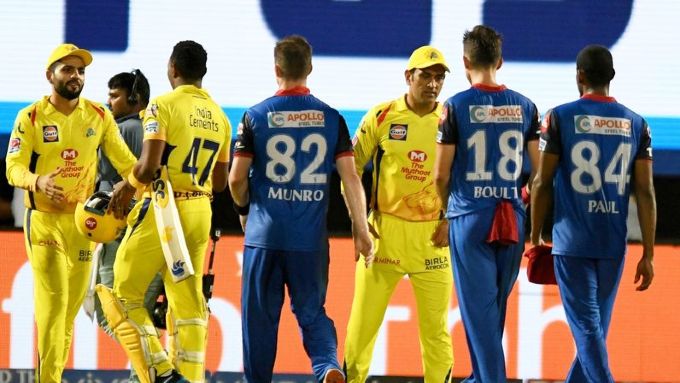 CSK vc DC team squad