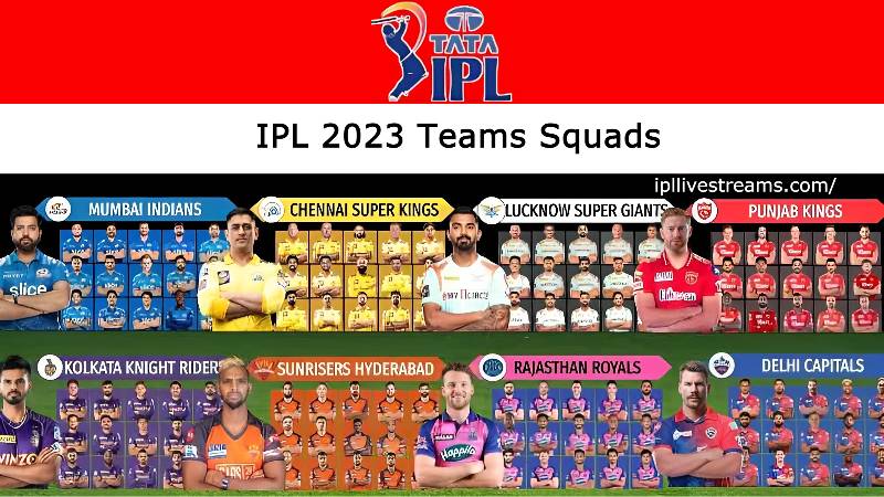 IPL 2023 Teams Squads