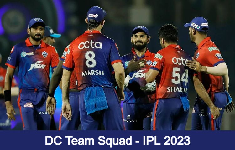 DC Team Squad - IPL 2023